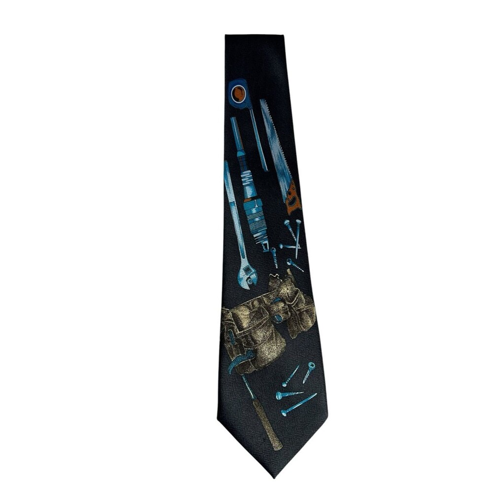 Parquet Tool Themed Novelty Neck Tie